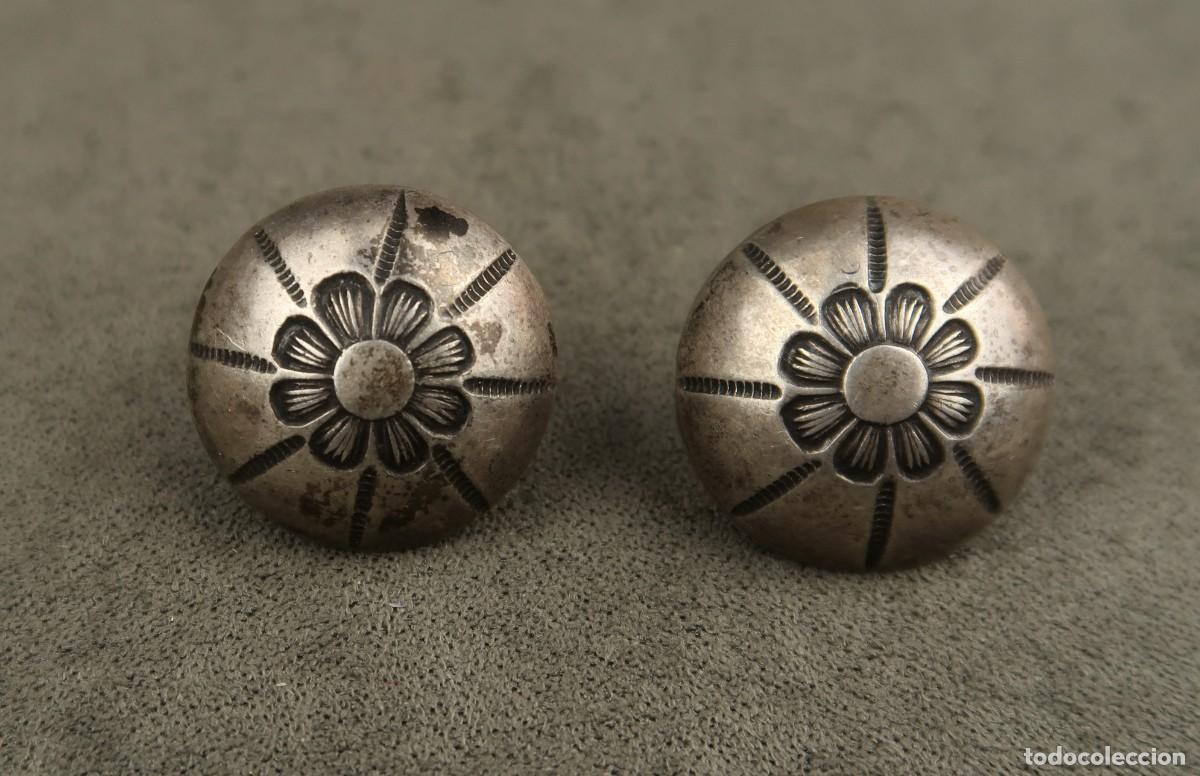 Joyeria: Antiguos Pendientes de Plata - Foto 2