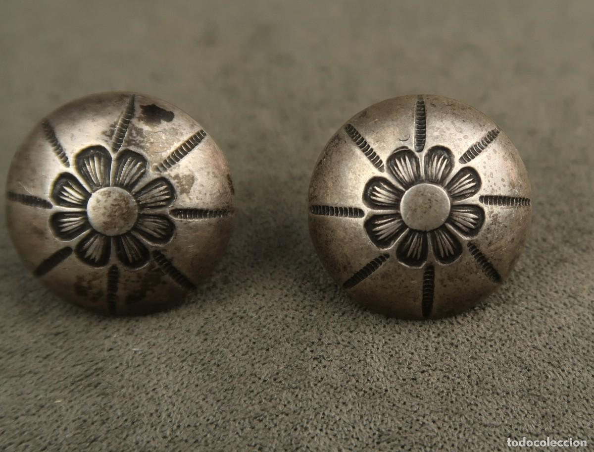 Joyeria: Antiguos Pendientes de Plata - Foto 3