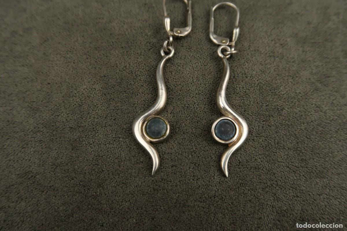 Joyeria: Antiguos Pendientes de Plata - Foto 2