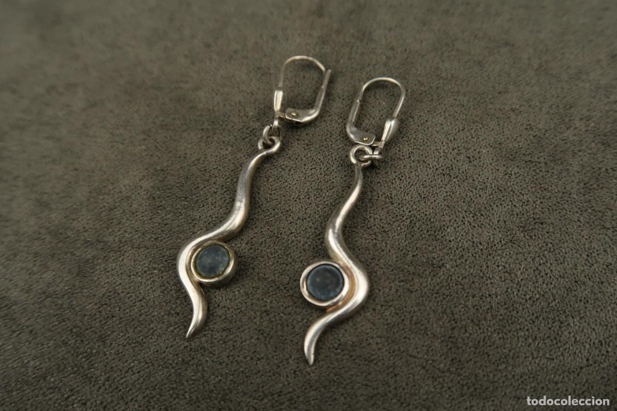 Joyeria: Antiguos Pendientes de Plata - Foto 3