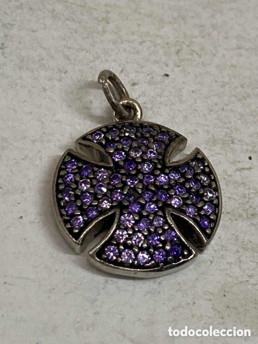 Joyeria: Colgante de plata engastado C452 - Foto 1