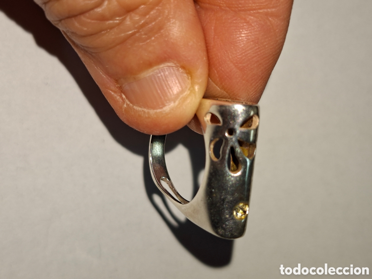 Joyeria: BONITO ANILLO DE PLATA.TALLA 12 - Foto 3