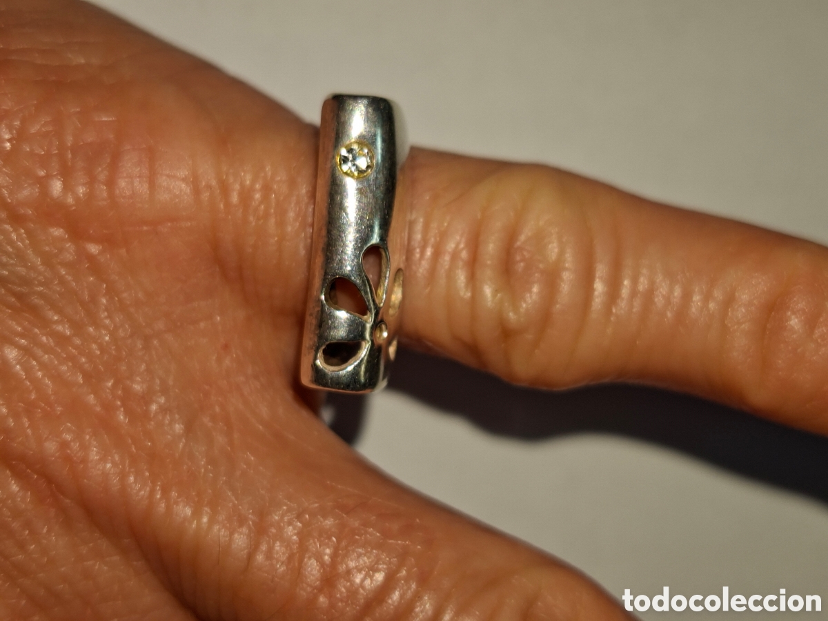 Joyeria: BONITO ANILLO DE PLATA.TALLA 12 - Foto 1