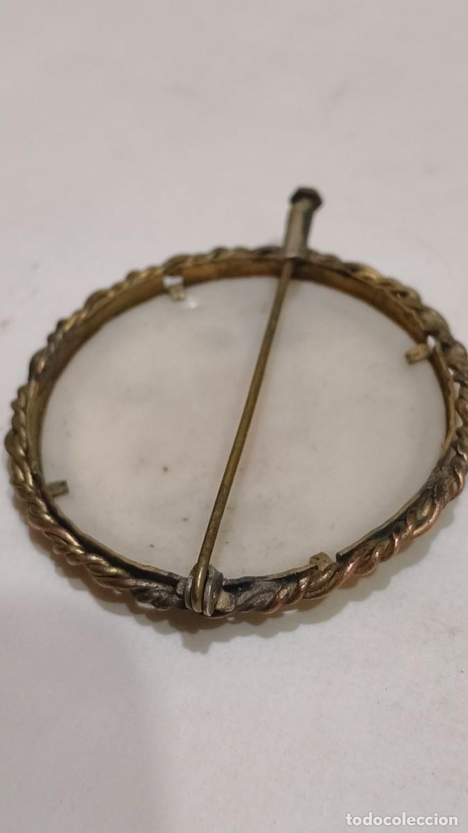 Joyeria: Broche art d&eacute;co vintage peint a la main - Foto 2