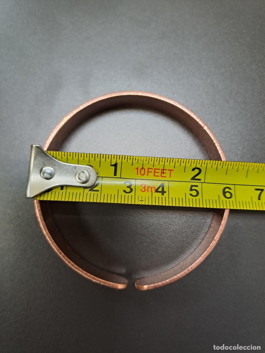 Joyeria: Pulsera de cobre con relieve ondulado, nueva - Foto 8