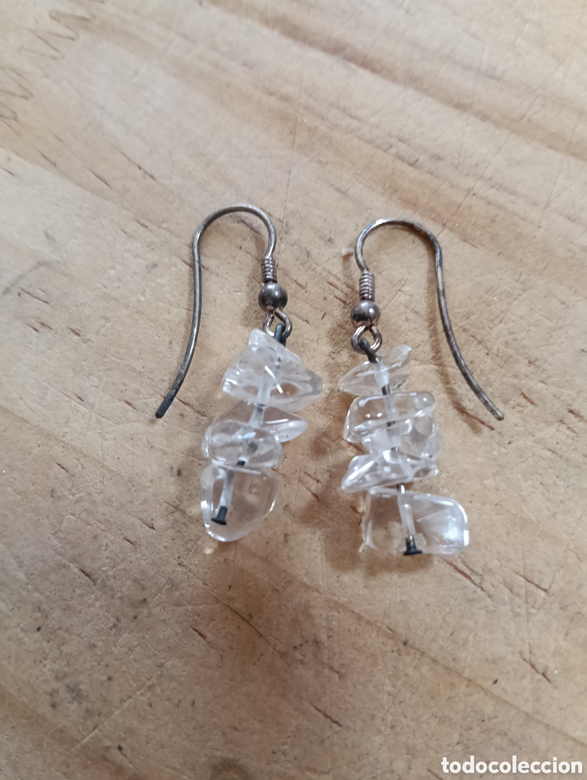 Joyeria: Antiguos pendientes de CRISTAL ROCA N&deg; 1 - Foto 1