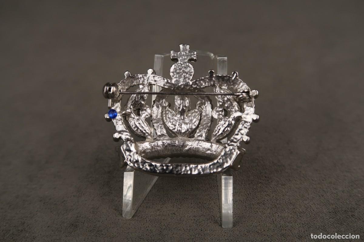 Joyeria: Antiguo Broche forma de Corona - Foto 7