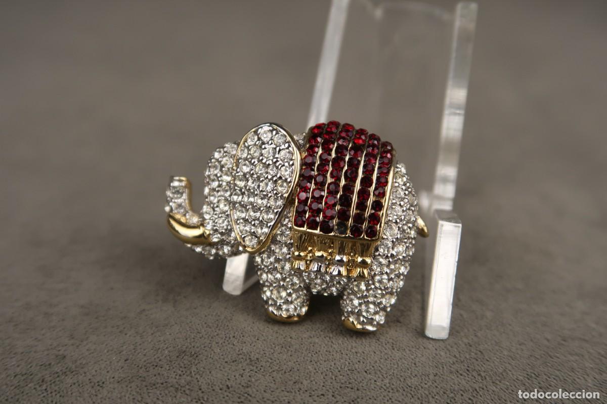 Joyeria: Antiguo Broche forma de Elefante - Foto 1