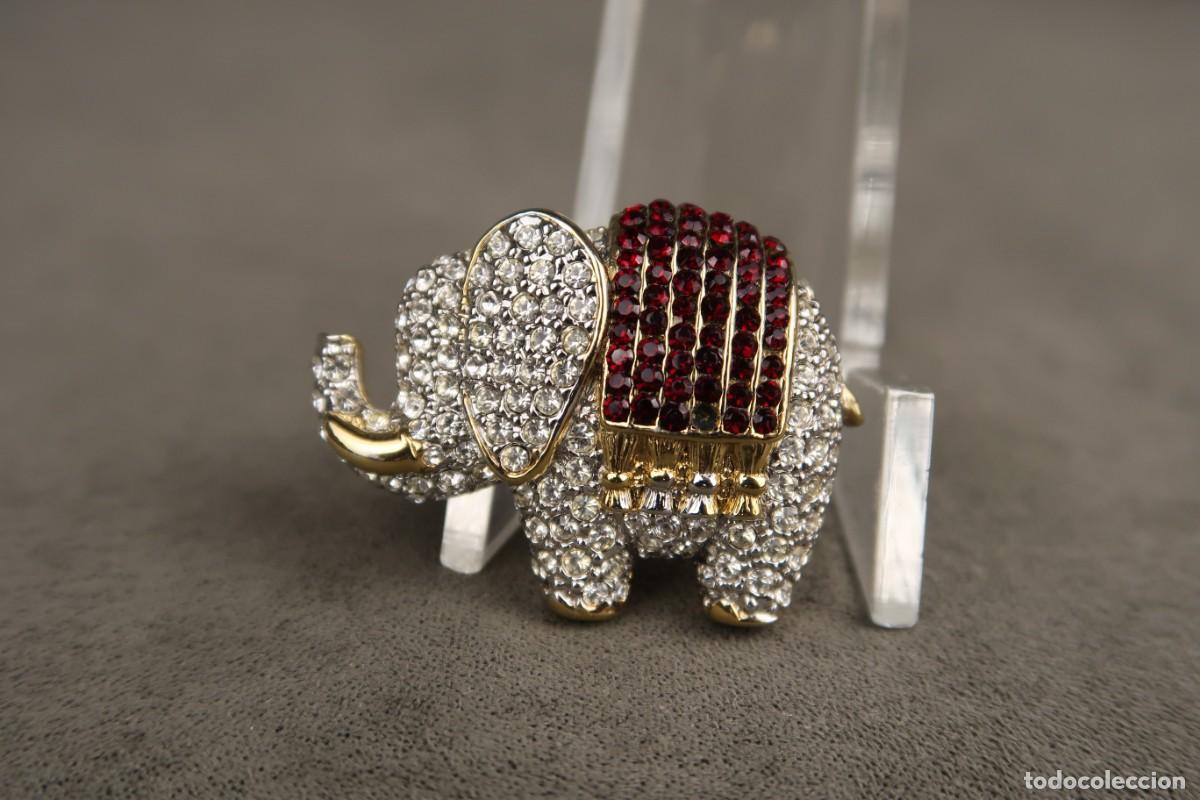 Joyeria: Antiguo Broche forma de Elefante - Foto 2