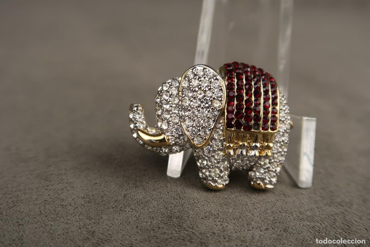 Joyeria: Antiguo Broche forma de Elefante - Foto 3
