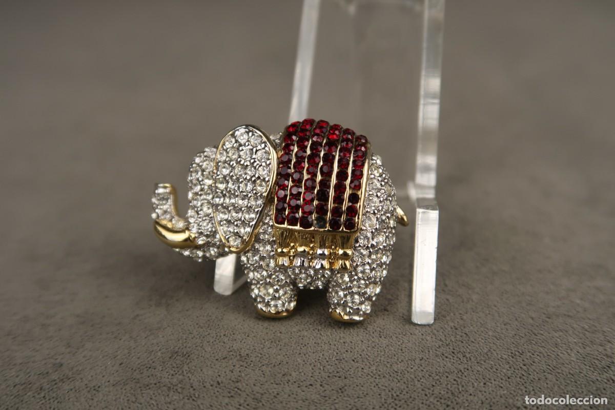 Joyeria: Antiguo Broche forma de Elefante - Foto 4