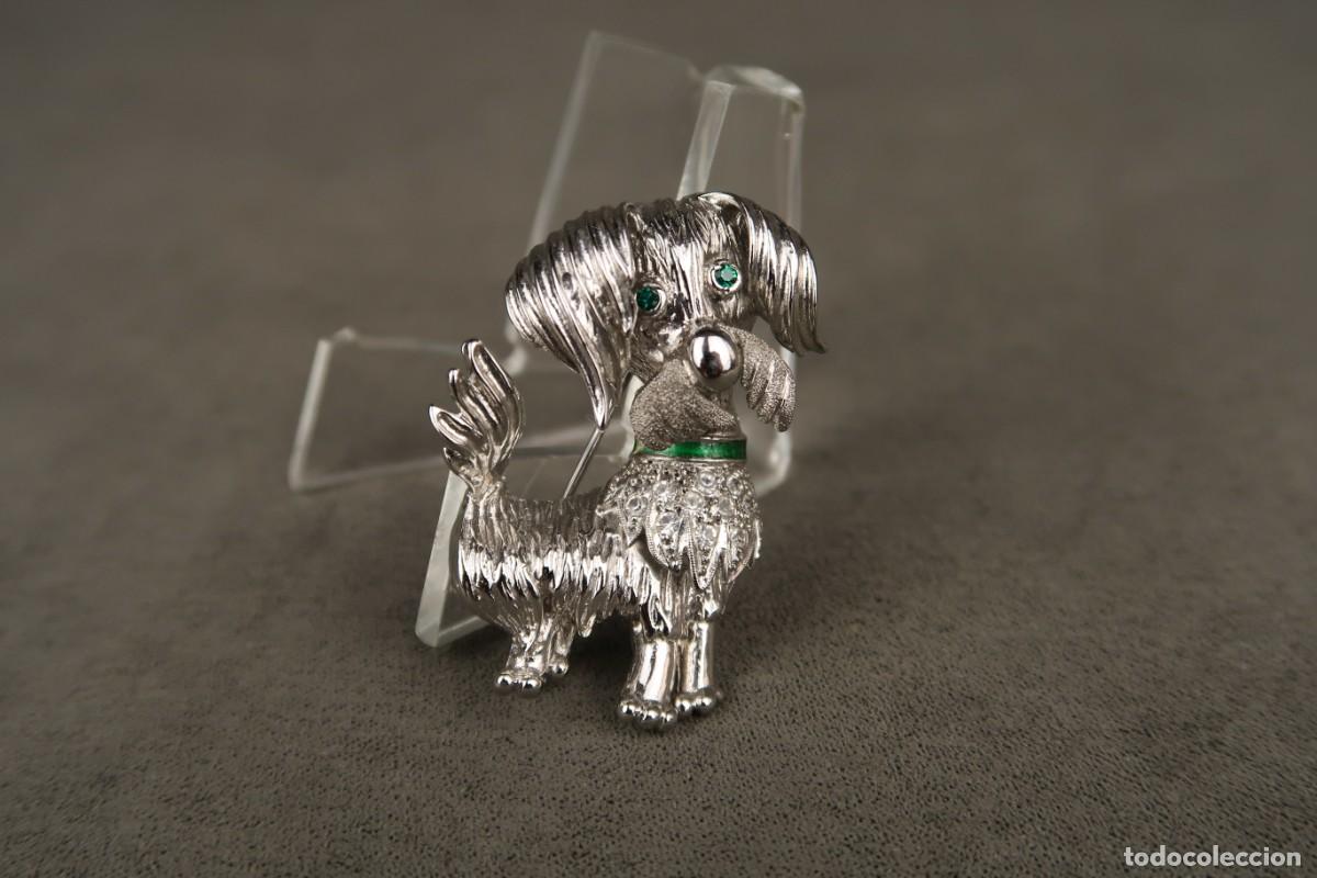 Joyeria: Antiguo Broche forma de Perro - Foto 2