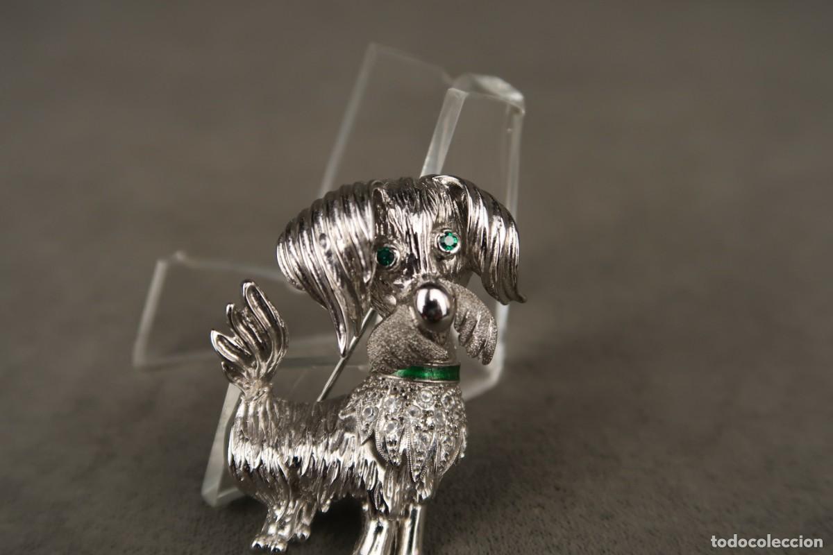 Joyeria: Antiguo Broche forma de Perro - Foto 3