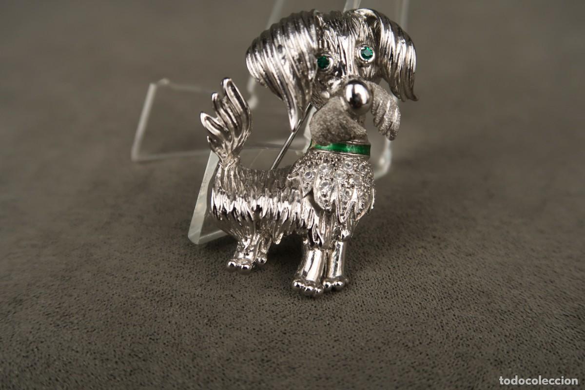 Joyeria: Antiguo Broche forma de Perro - Foto 4