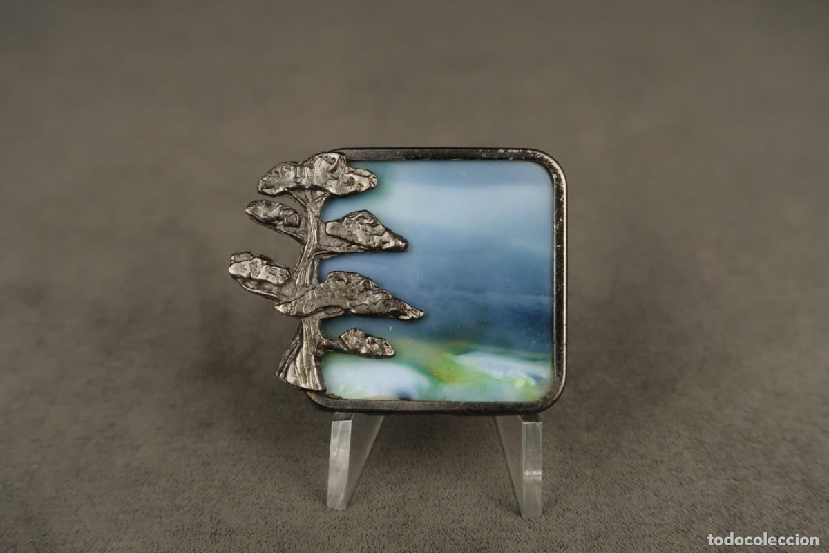 Joyeria: Antiguo Broche con Cristal de Murano - Foto 2