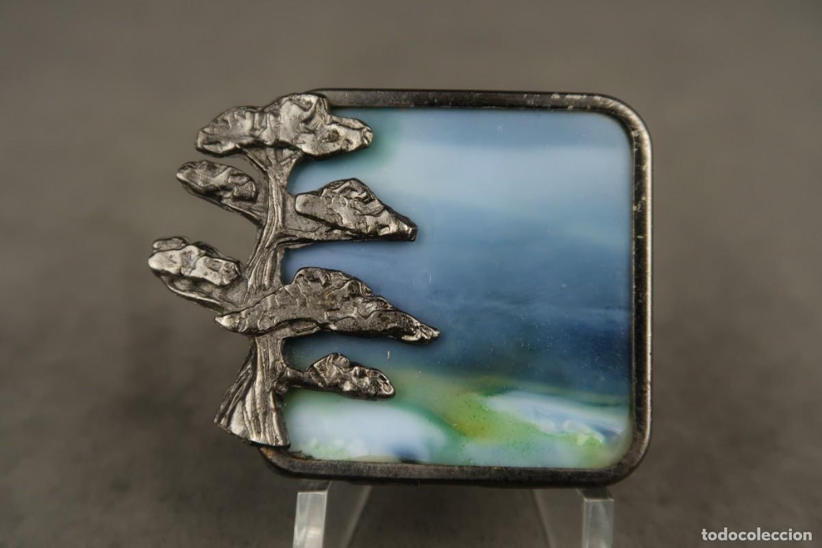 Joyeria: Antiguo Broche con Cristal de Murano - Foto 3