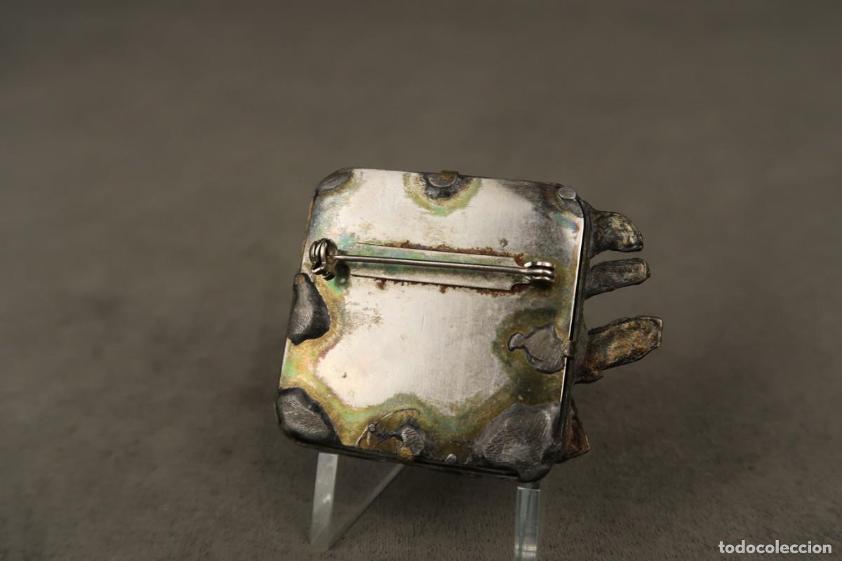 Joyeria: Antiguo Broche con Cristal de Murano - Foto 5