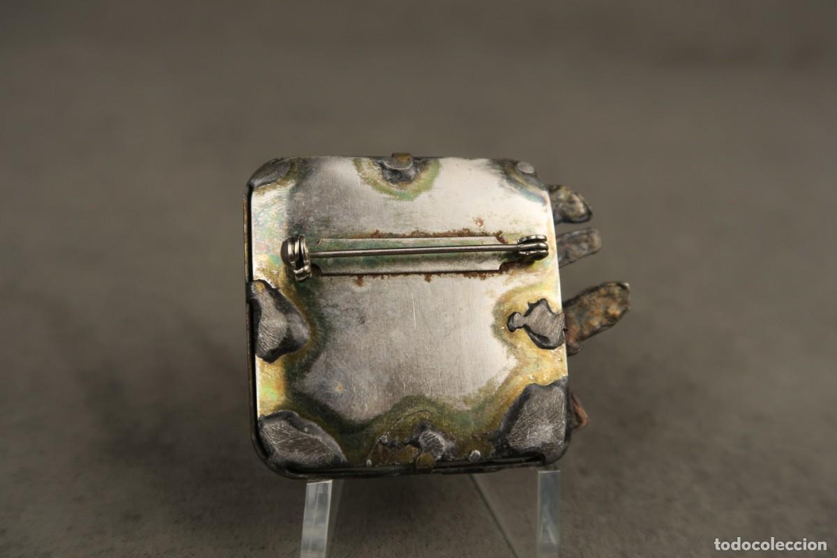 Joyeria: Antiguo Broche con Cristal de Murano - Foto 7