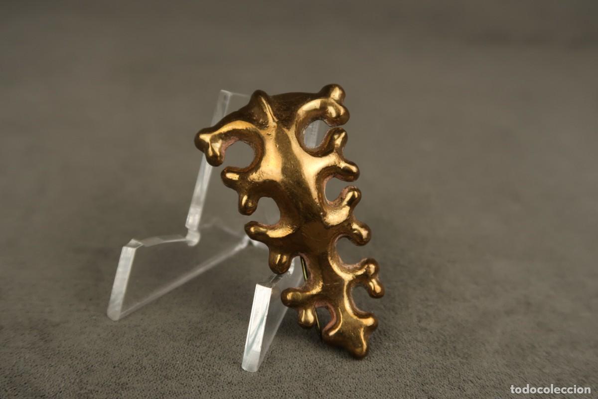 Joyeria: Antiguo Broche Bronce - Foto 2
