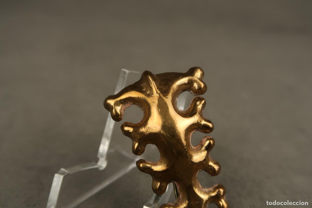 Joyeria: Antiguo Broche Bronce - Foto 3