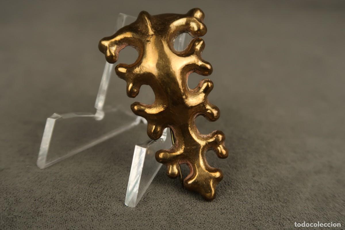 Joyeria: Antiguo Broche Bronce - Foto 4