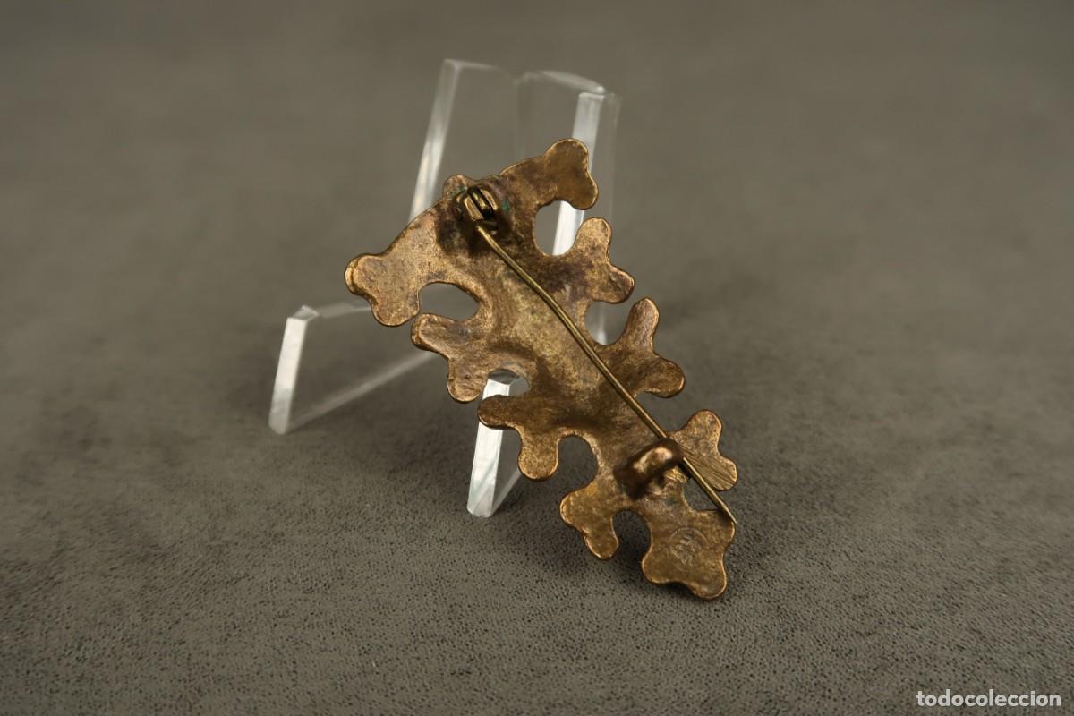 Joyeria: Antiguo Broche Bronce - Foto 5