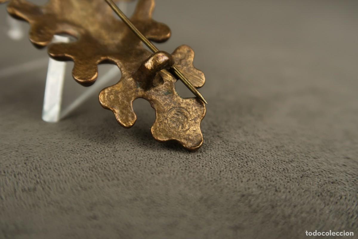 Joyeria: Antiguo Broche Bronce - Foto 8