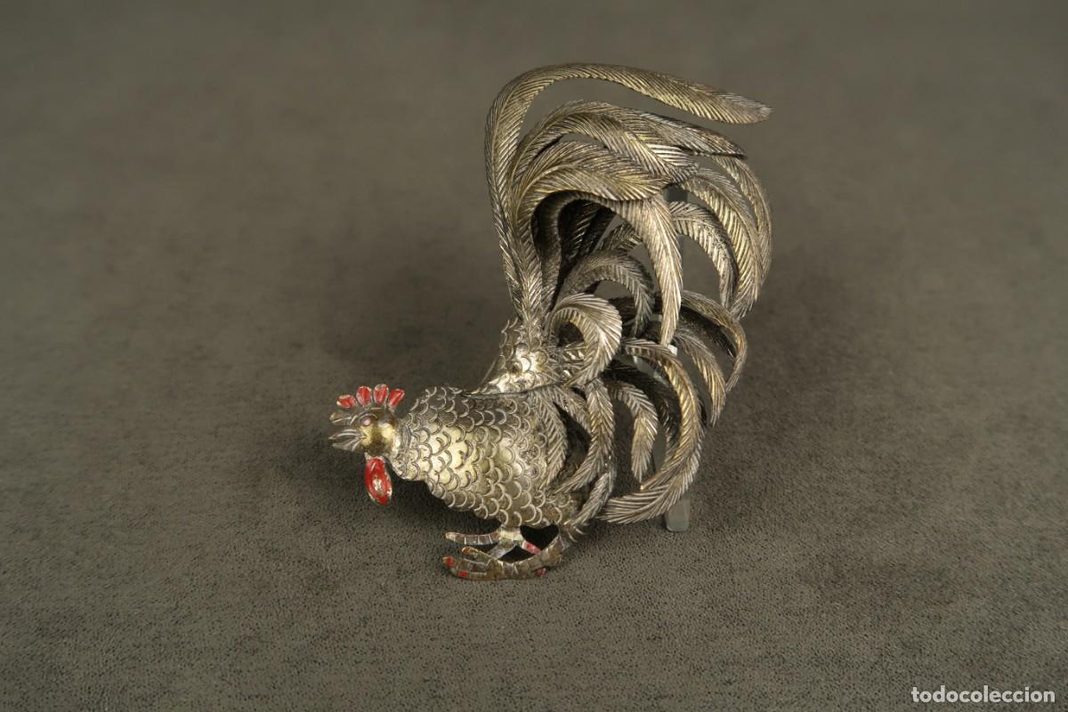 Joyeria: Antiguo Broche Gallo - Foto 1