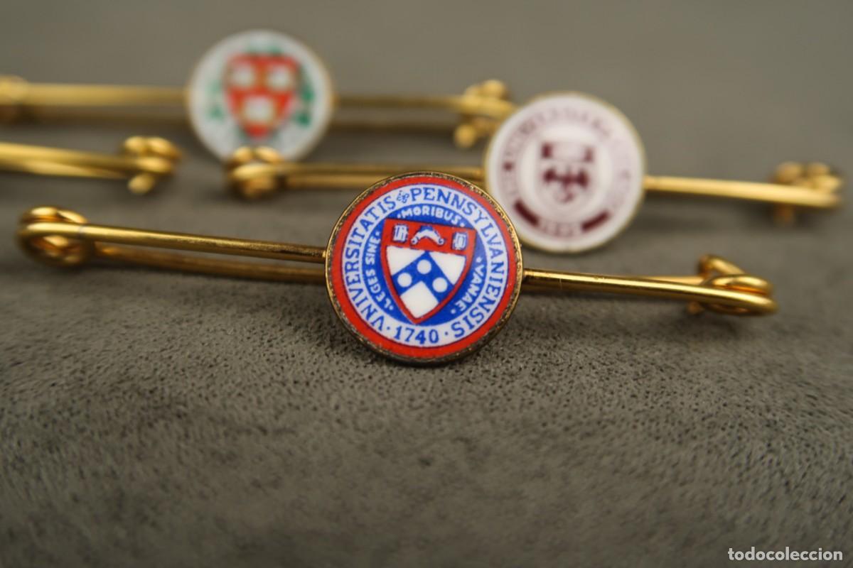 Joyeria: Antiguo Conjunto Broches Esmaltados - Foto 5