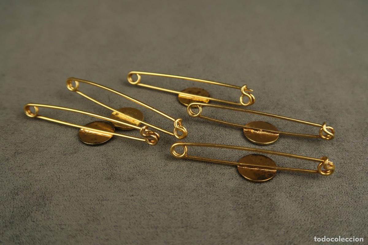 Joyeria: Antiguo Conjunto Broches Esmaltados - Foto 7