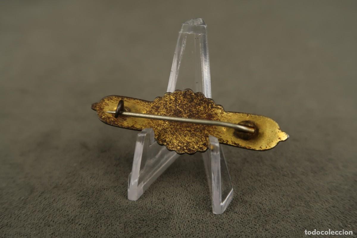 Joyeria: Antiguo Broche Damasquinado - Foto 5