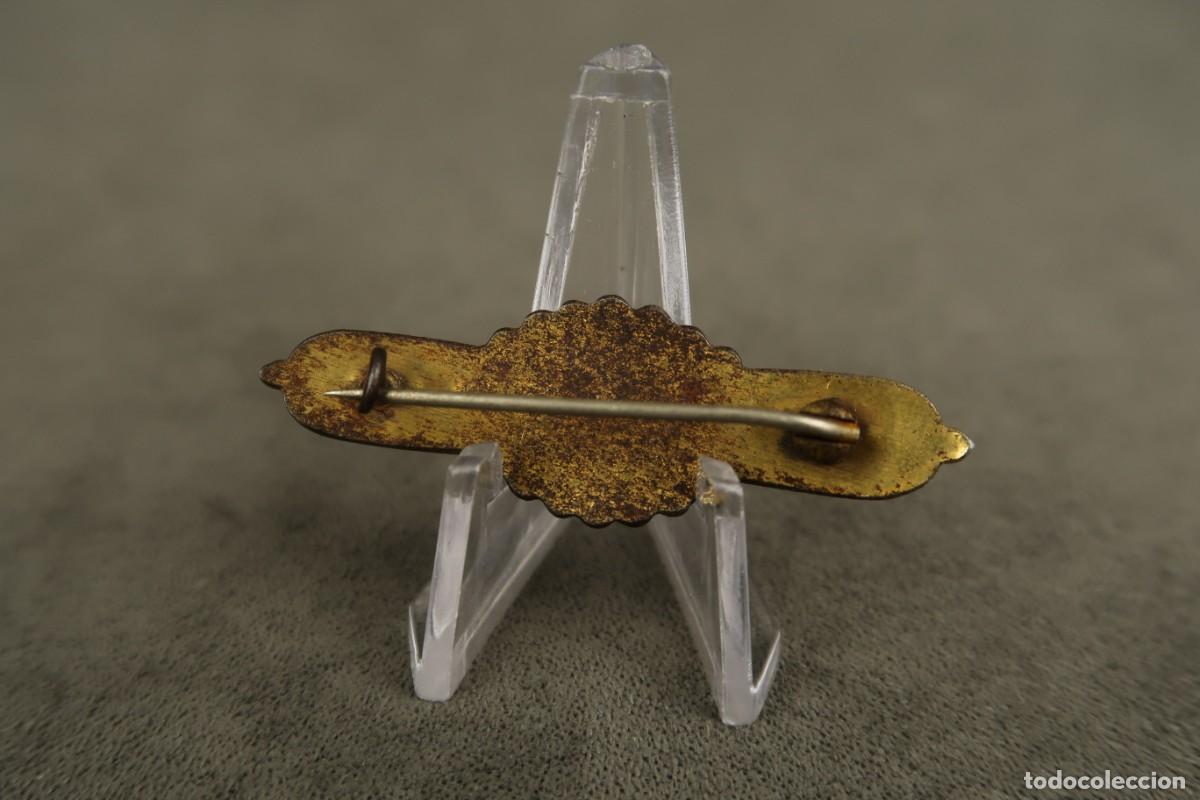 Joyeria: Antiguo Broche Damasquinado - Foto 6