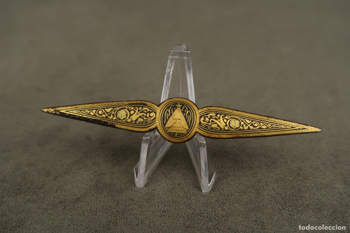 Joyeria: Antiguo Broche Damasquinado - Foto 2