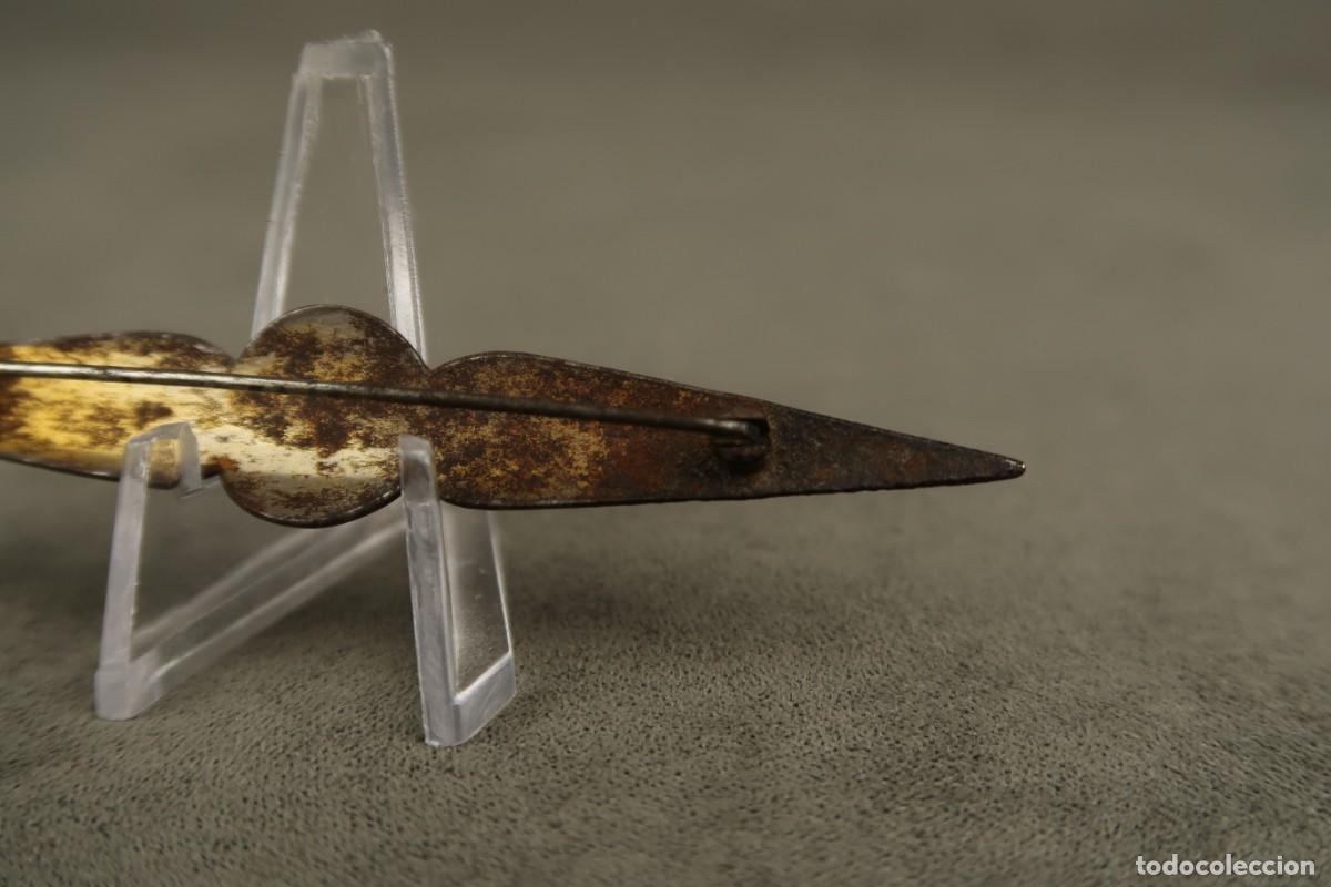 Joyeria: Antiguo Broche Damasquinado - Foto 9
