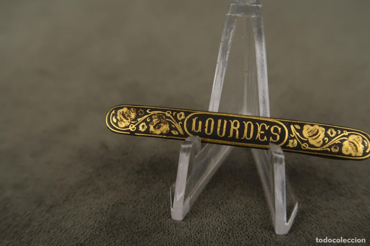 Joyeria: Antiguo Broche Damasquinado - Foto 3