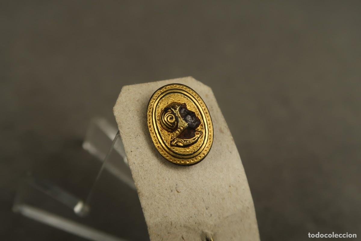 Joyeria: Antiguo Broche Damasquinado - Foto 3