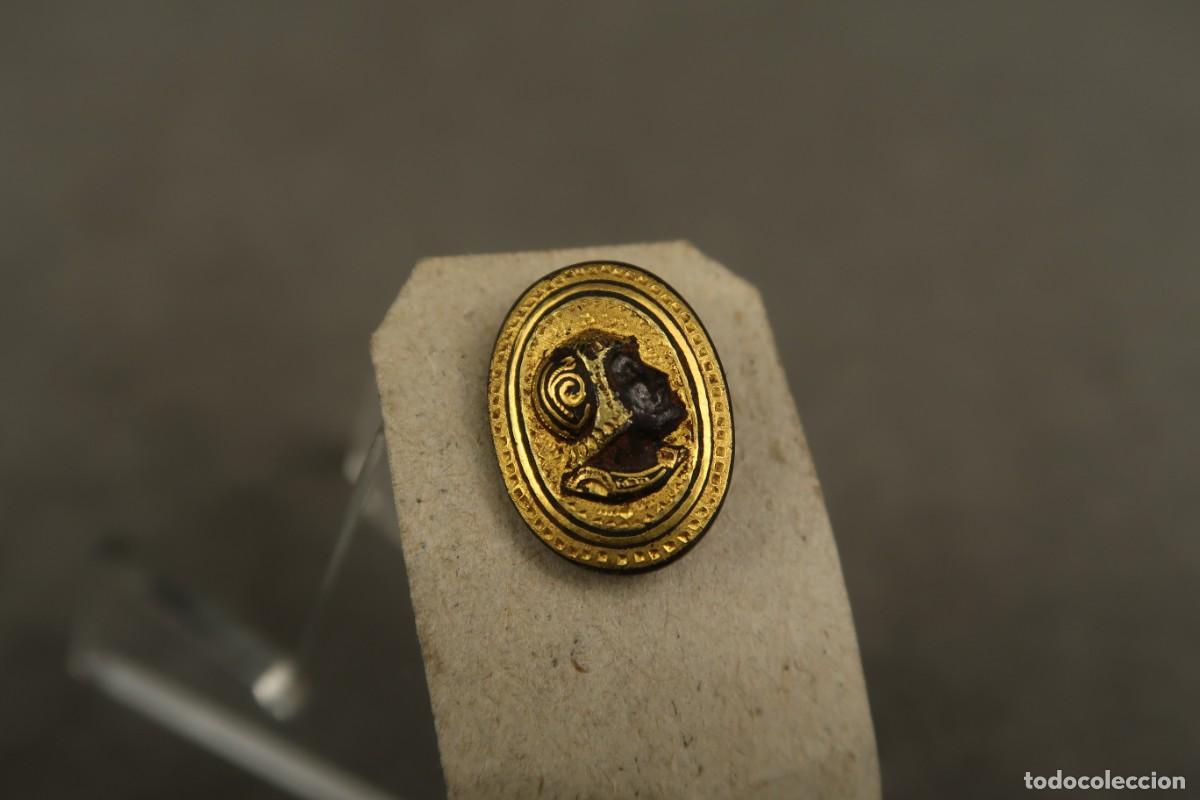Joyeria: Antiguo Broche Damasquinado - Foto 4