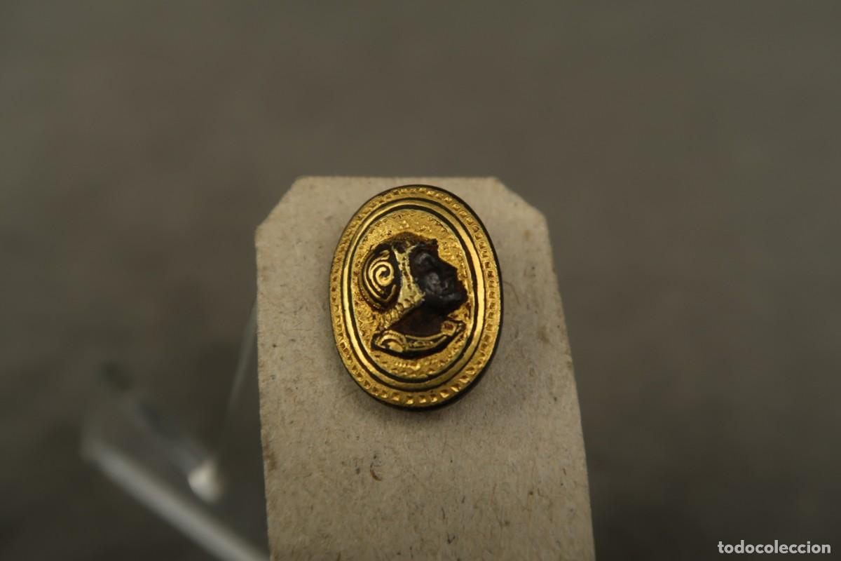 Joyeria: Antiguo Broche Damasquinado - Foto 5