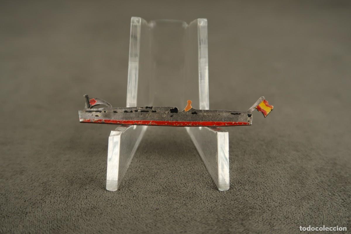 Joyeria: Antiguo Broche de Plata Pintado a Mano - Foto 1