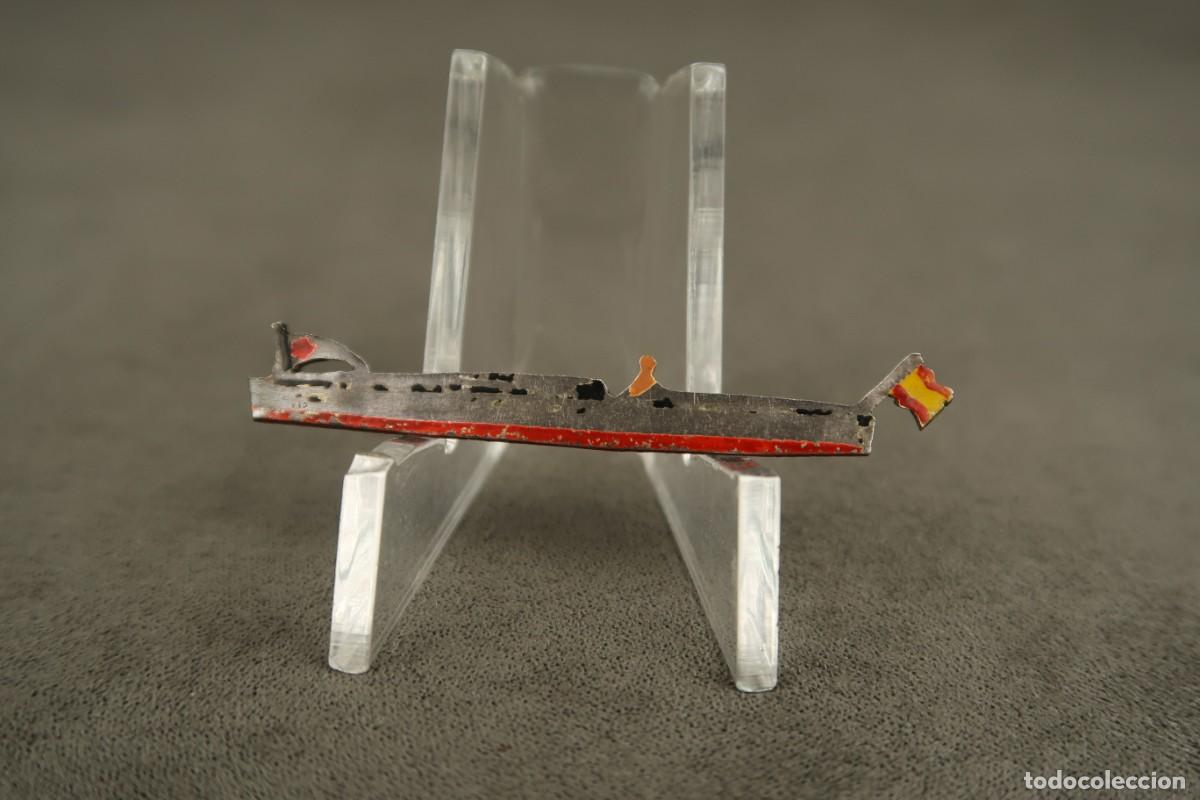 Joyeria: Antiguo Broche de Plata Pintado a Mano - Foto 2