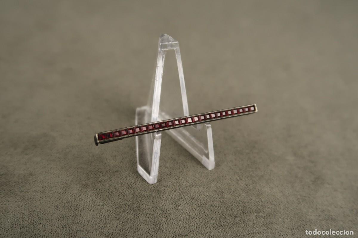 Joyeria: Antiguo Broche de Plata Art Deco - Foto 1