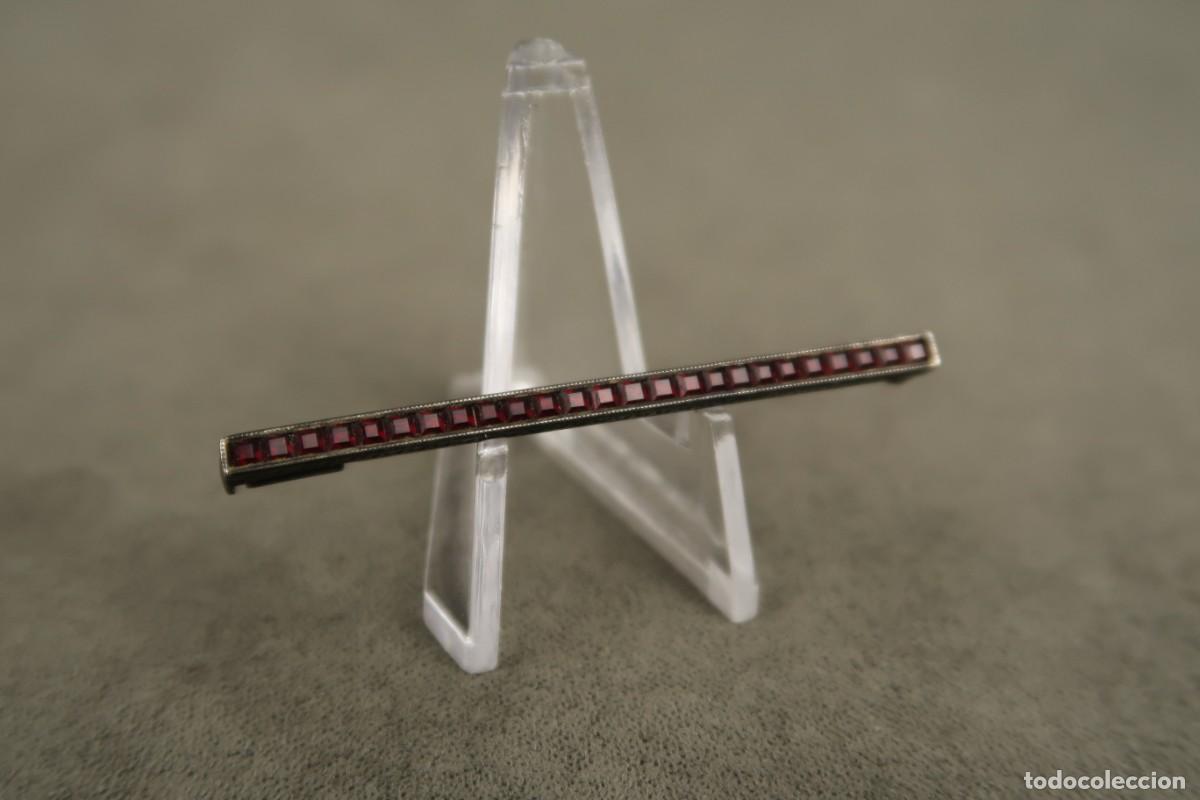 Joyeria: Antiguo Broche de Plata Art Deco - Foto 2