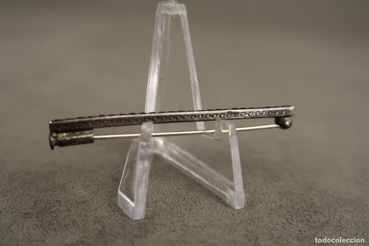 Joyeria: Antiguo Broche de Plata Art Deco - Foto 4
