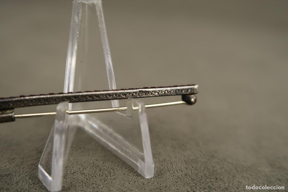 Joyeria: Antiguo Broche de Plata Art Deco - Foto 5