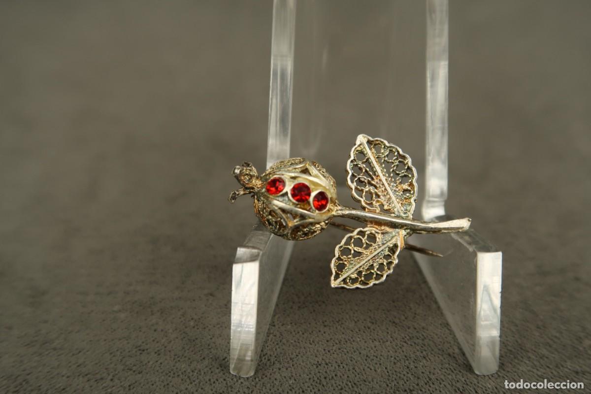 Joyeria: Antiguo Broche de Plata Filigrana - Foto 2