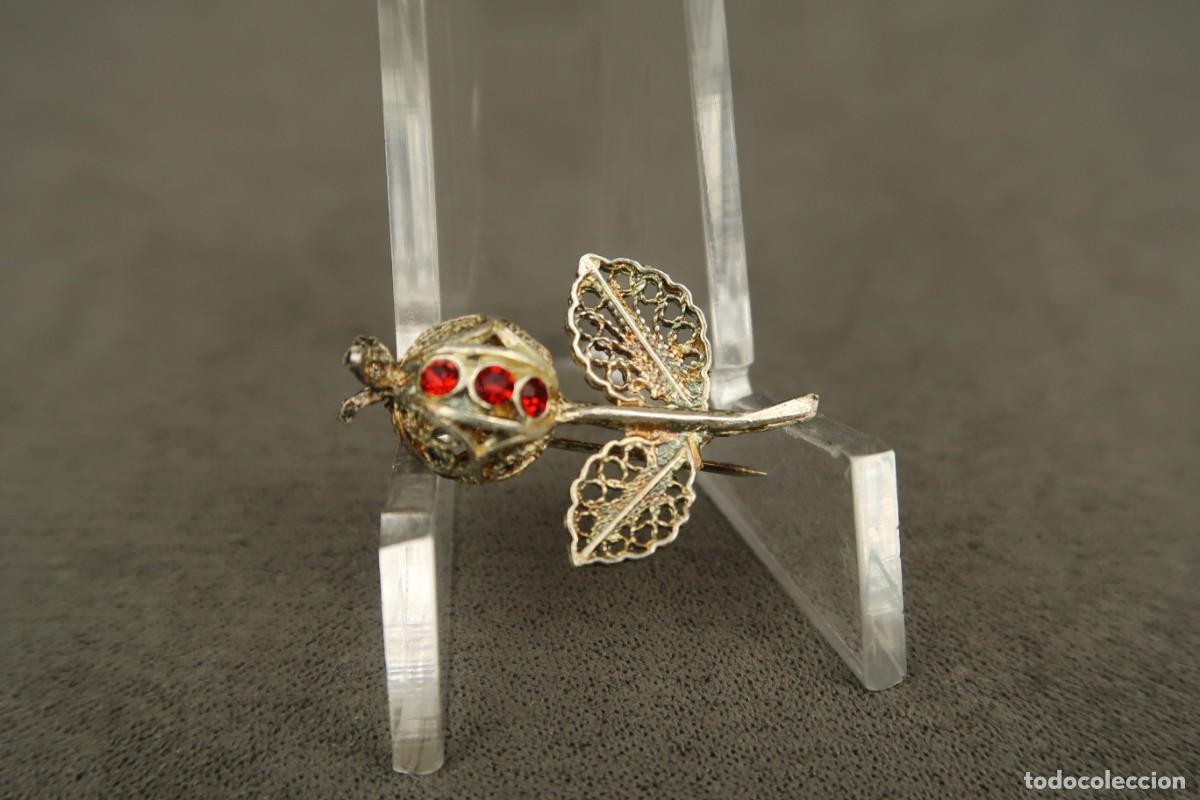 Joyeria: Antiguo Broche de Plata Filigrana - Foto 4