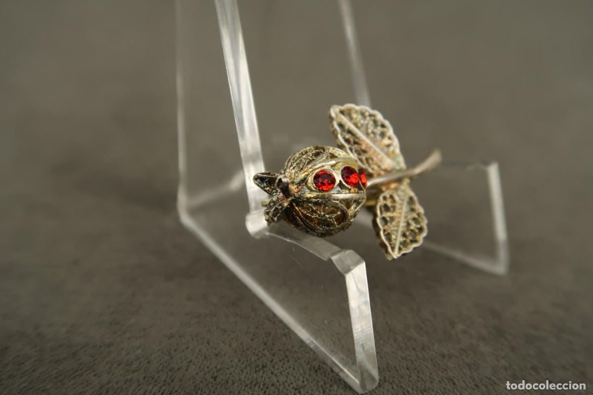 Joyeria: Antiguo Broche de Plata Filigrana - Foto 5