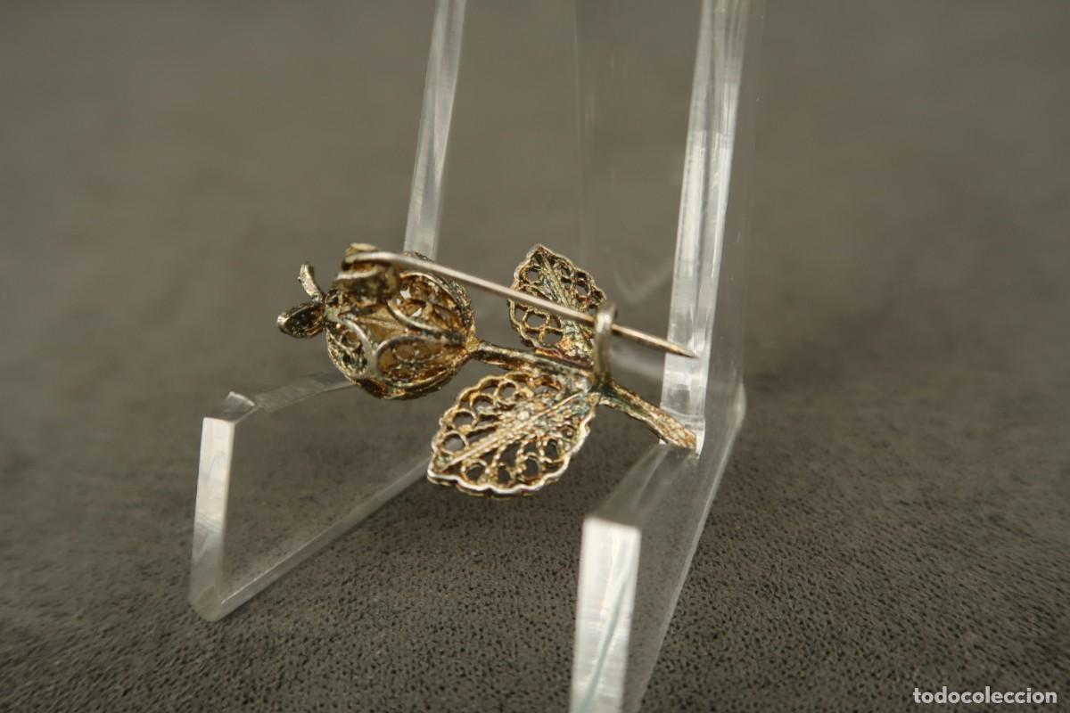Joyeria: Antiguo Broche de Plata Filigrana - Foto 6