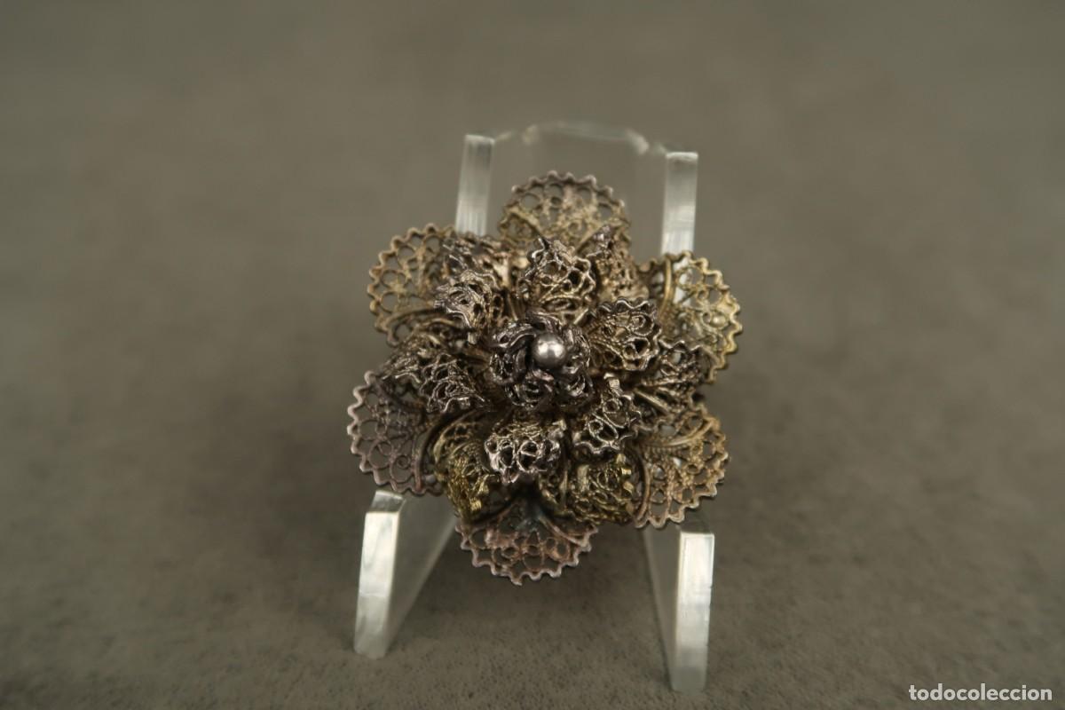 Joyeria: Antiguo Broche de Plata Filigrana - Foto 2