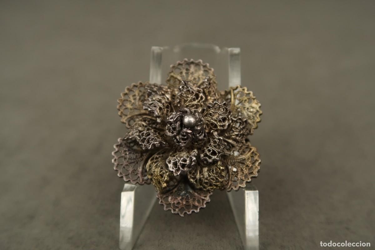 Joyeria: Antiguo Broche de Plata Filigrana - Foto 6